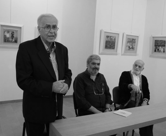 Giuliano Nozzoli, Antonio Possenti inaugurazione mostra Grandi Parenti 2013