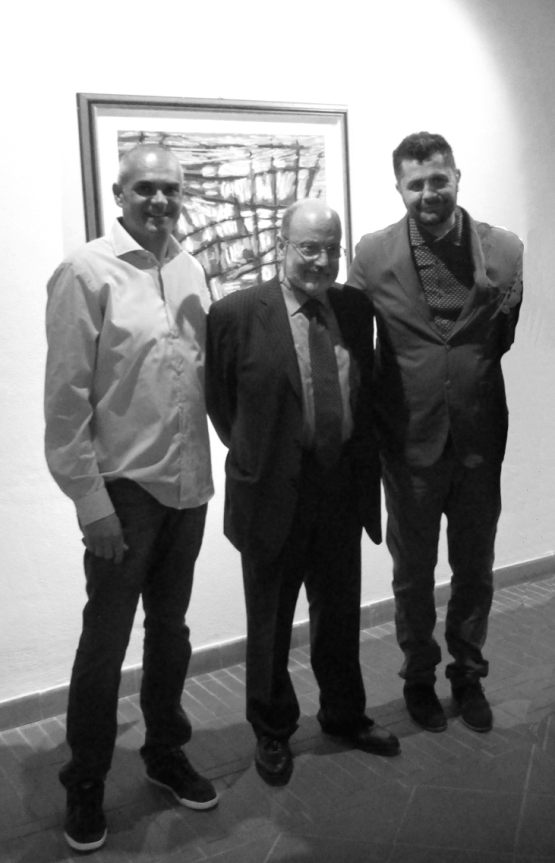 Nicola Nozzoli, il Prof. Tonino Sicoli e Giuseppe Chiarello al Maon di Rende 2016