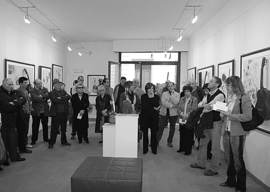 Inaugurazione della mostra dedicata a Giuseppe Chiari 2007