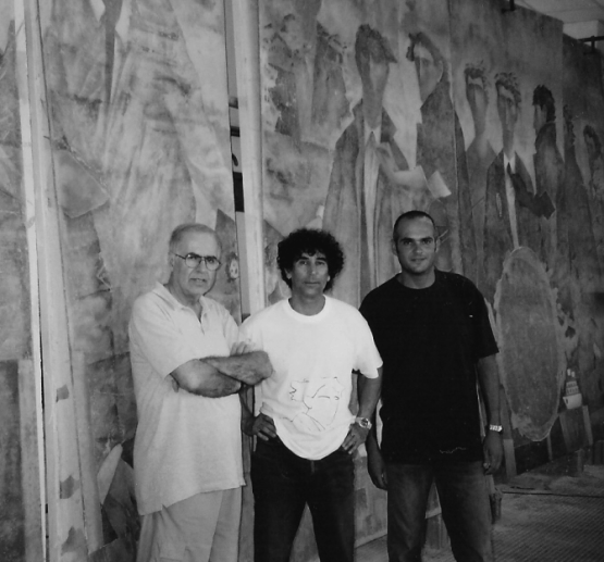 Giuliano e Nicola Nozzoli con Giampaolo Talani 2006