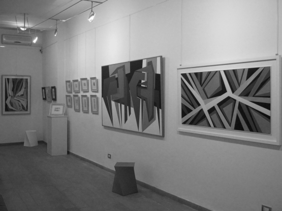 Inaugurazione mostra Gualtiero Nativi nella prima sede della Galleria